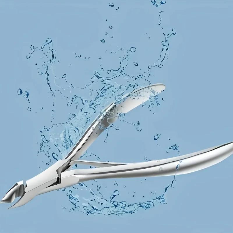 1pcs Stainless Steel Nail Clippers for Thick & Ingrown Toenails, Precision Trimming Tool,Manicure Pedicure Tool for Salon & Home