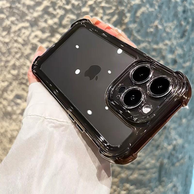 Shockproof Clear Phone Case IPhone 17 Pro Max 16 15 14 13 12 11 X Series SE4 Airbag Protective Cover