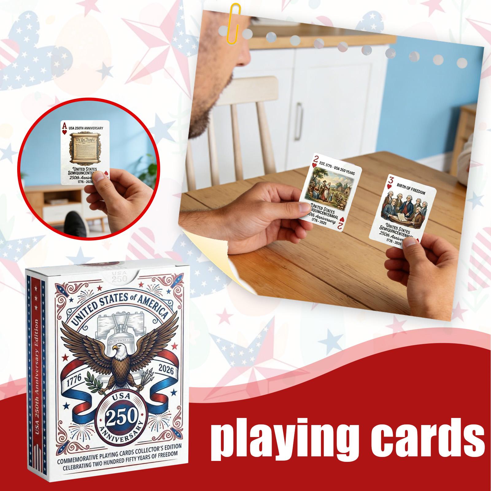 

Anniversary Playing Cards, Party Party Games, Suitable For Business Gifting, Party Favors One Size