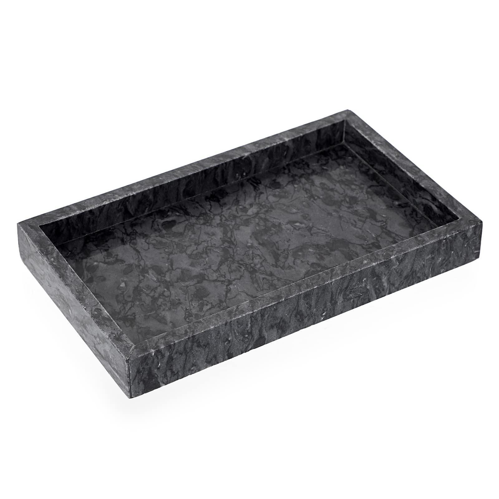 BSTKEY Marble Tray, Jewelry Tray, Small Item Tray, Tray for Glasses, Simple Tray, Stylish Accessory Tray, Key Storage, Small Item Storage, Entryway Tr