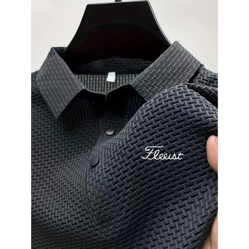 Summer Men's Cool and Breathable Ice Silk Polo Shirt