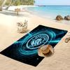 Asciugamano da Spiaggia Stampato Manchester City Asciugamano Morbido ad Asciugatura Rapida Coperta da Spiaggia Rettangolare Grande Portatile per Viaggio Piscina