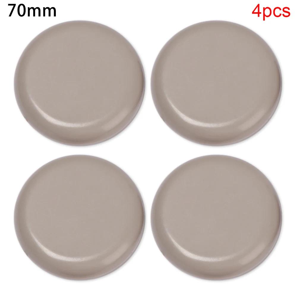 4Pcs Self-Adhesive Furniture Moving Slide Pad Round Square Wear-resisting Anti Noisy Chair Leg Slider Pads Floor Protector