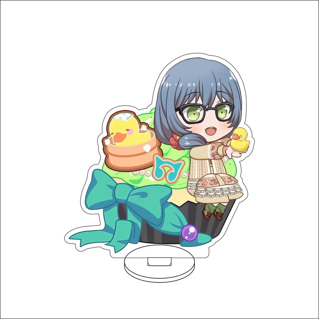 10CM Anime BanG Dream! Figure Stand Model Tsukushi Futaba/Nanami Hiromachi/Mashiro Kurata Cute Desk Decor Standing Sign Gifts