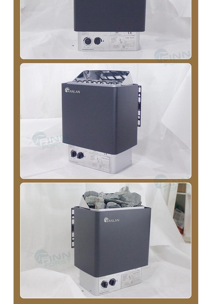 3KW/3.6KW 110V Stainless Steel Mini Sauna Heater with Internal Control