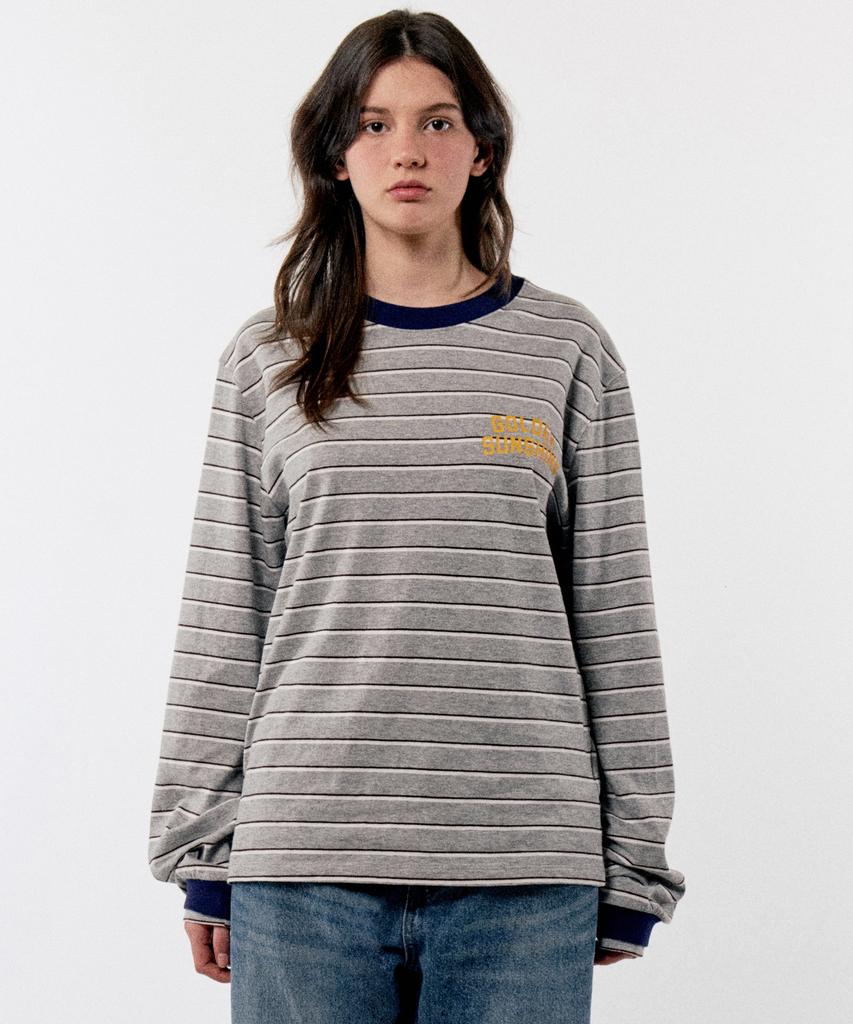 GOLDEN SUNSHINE American Long Sleeve Tee_Melange