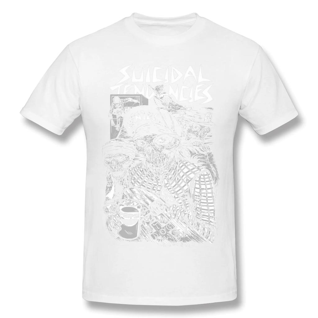 Suicidal Tendencies Potisk Bavlna Vtipná Trička punk Pánská Móda Streetwear