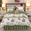 Winter Thick Milk Velvet Bed Four Piece Set