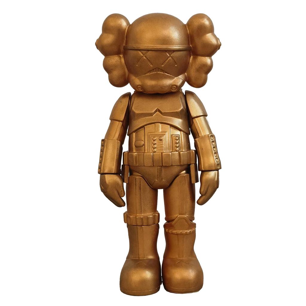 Kaws Semi-Dissected Bear Figure Ornament - Trendy Decorative Toy for Living Room Collection Gift