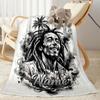 Reggae Rasta Vibes Personalized Text Blanket Cozy Personalized Blanket Durable Comfort Perfect For Couch Living Room Office Bed For All Occasions
