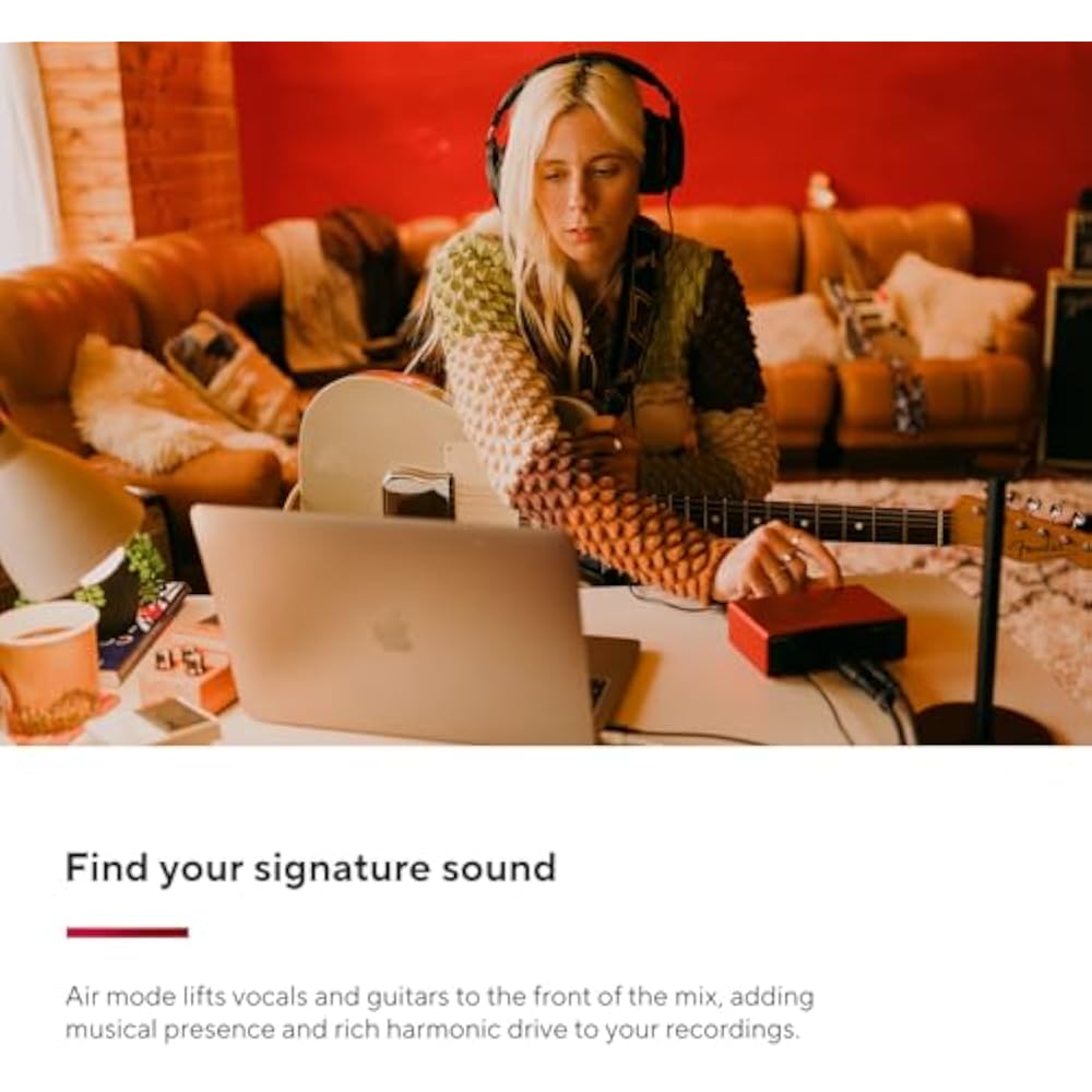 Focusrite Scarlett Solo 4th Generation USB Audio Interface for Guitarists, Vocalists, and Produce...