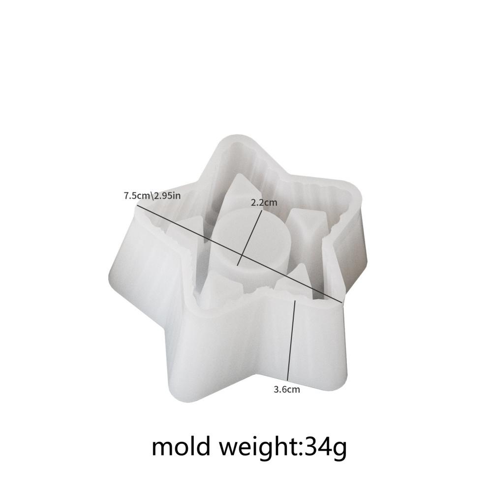 Geometry Stripe Candlestick Silicone Mold DIY Round Lantern Candle Holder Ornaments Molds Plaster Resin Crafts Making Home Decor