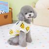 Cat pet winter contrasting color plush vest clothes pet clothing dog clothes pet Nordic plush clothes