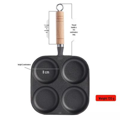 Non-stick 4-Hole Egg Frying Pan