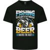 Fishing & Beer Funny Fisherman Alcohol Mens Light Cotton T-Shirt