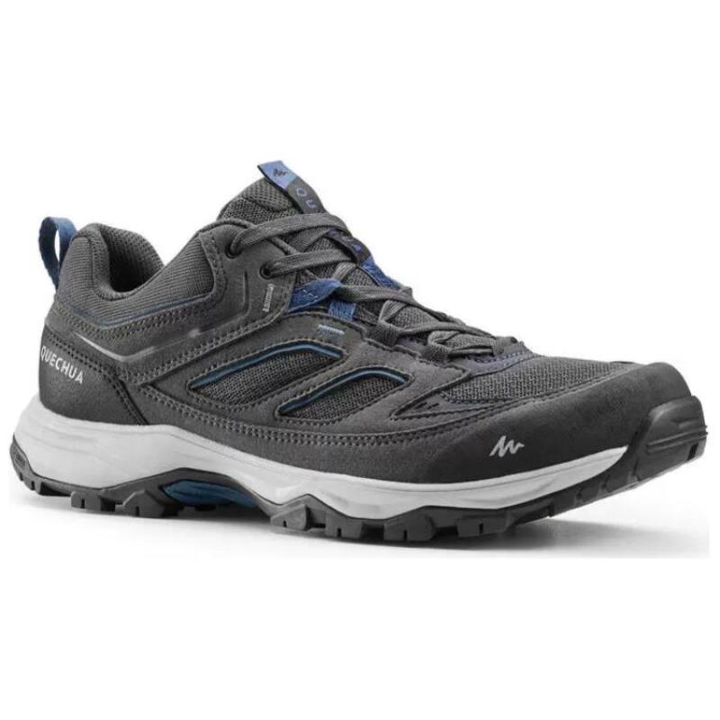 DECATHLON MH100 Leather Stylish and Comfortable Mountain Non-Slip Breathable Grip Low Top Trekking Shoes Men's Grey