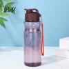 Gym Fitness Workout Water Bottle Sports Bottle, with Flip Lid, 550ml Capacity Leak-Proof Travel Friendly Portable Cup, for Outdoor And Hiking Cycling