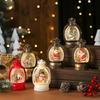 Christmas, Glowing Water, Snowflakes, Hand-held Small Oil Lamps, Small Horse Lanterns, Decorative Items, Children's Small Gifts, Christmas