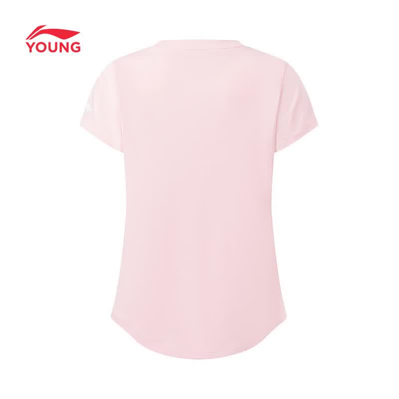 LI-NING Kids' Girls' Quick-Dry Short Sleeve T-Shirt