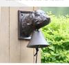 Tianyang Cast Iron Animal Doorbell - Vintage Wall-Mounted Garden Decor