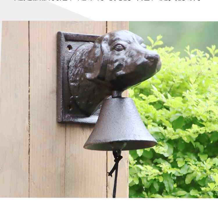 Tianyang Cast Iron Animal Doorbell - Vintage Wall-Mounted Garden Decor
