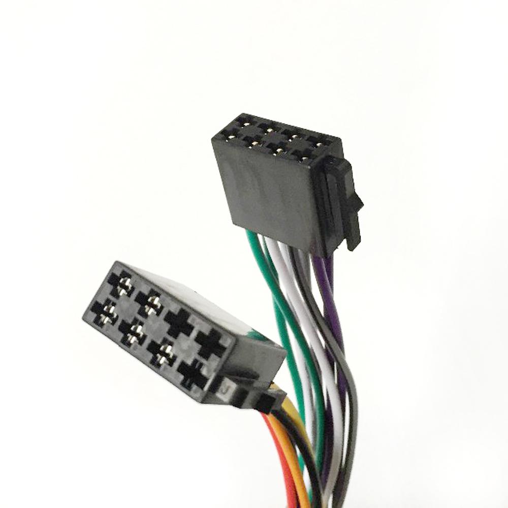 Biurlink Car Stereo Radio ISO Connector Wiring Harness Cable for Opel Corsa Meriva Movano Vivaro Zafira Vauxhall For VW BMW Radio Accessories 4