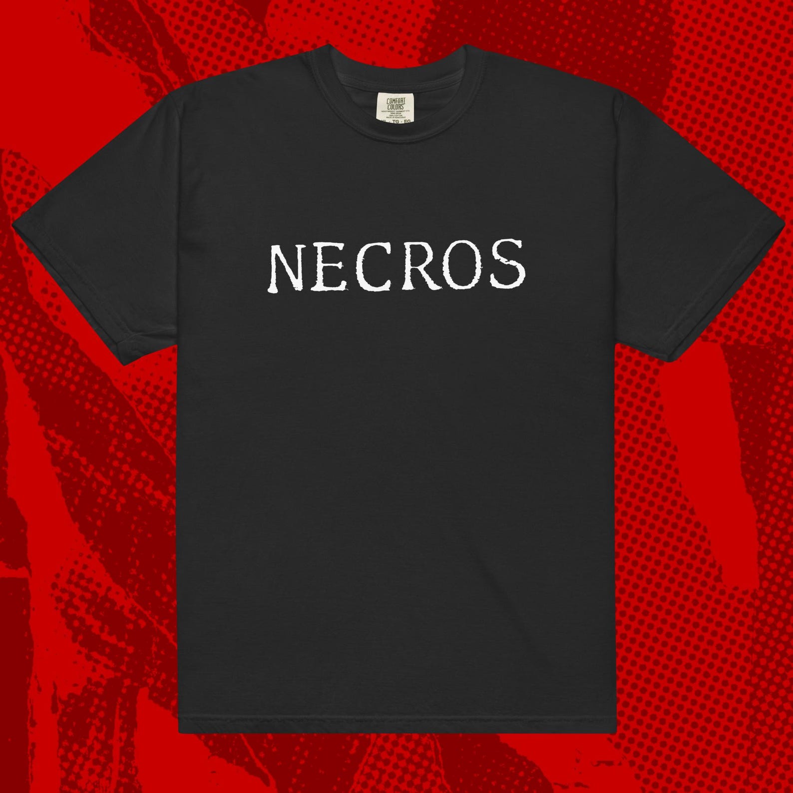 Necros Logo T-Shirt | Punk Hardcore Crust Black Flag Meatmen XL