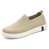 Men's Summer Fly-knit Breathable Slip-on Dad Shoes - Korean Style Casual & Comfortable