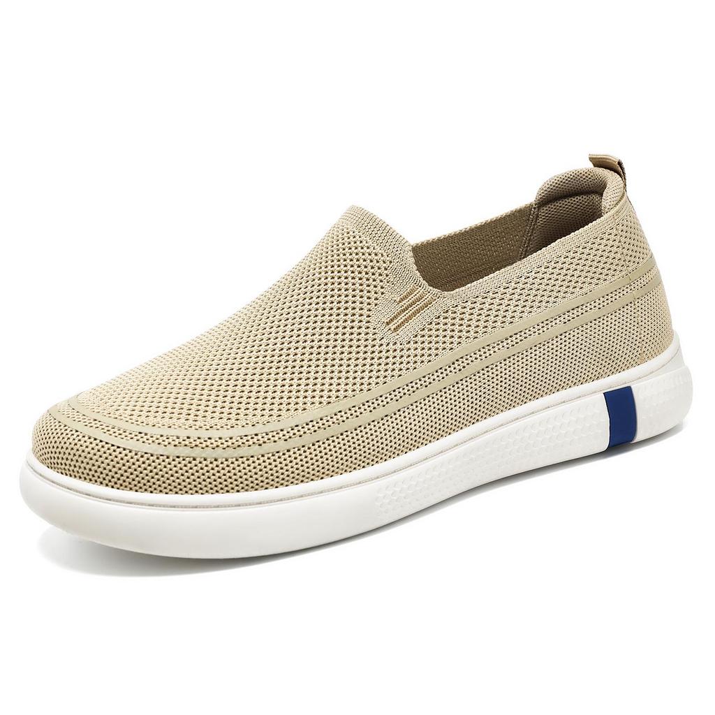 Men's Summer Fly-knit Breathable Slip-on Dad Shoes - Korean Style Casual & Comfortable