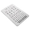 Aluminum Braille Learning Board Efficient Braille Self-Learning Tool  Adult Beginner