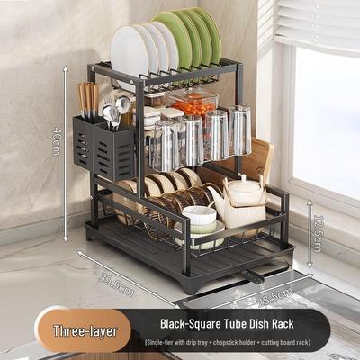 ZISIZ Multi-functional Kitchen Dish Drying Rack
