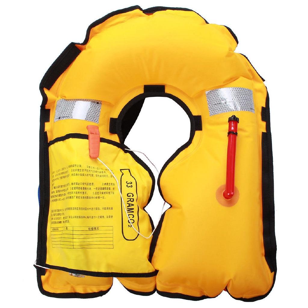 Jacket Life Inflatable Vest 150n Manual Automatic Sailing Boating Aid Buoyancy