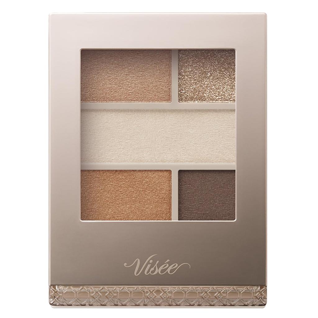 Visee Double Mood Eyes[All 6 Colors] Eyeshadow 4.8g Beige Brown