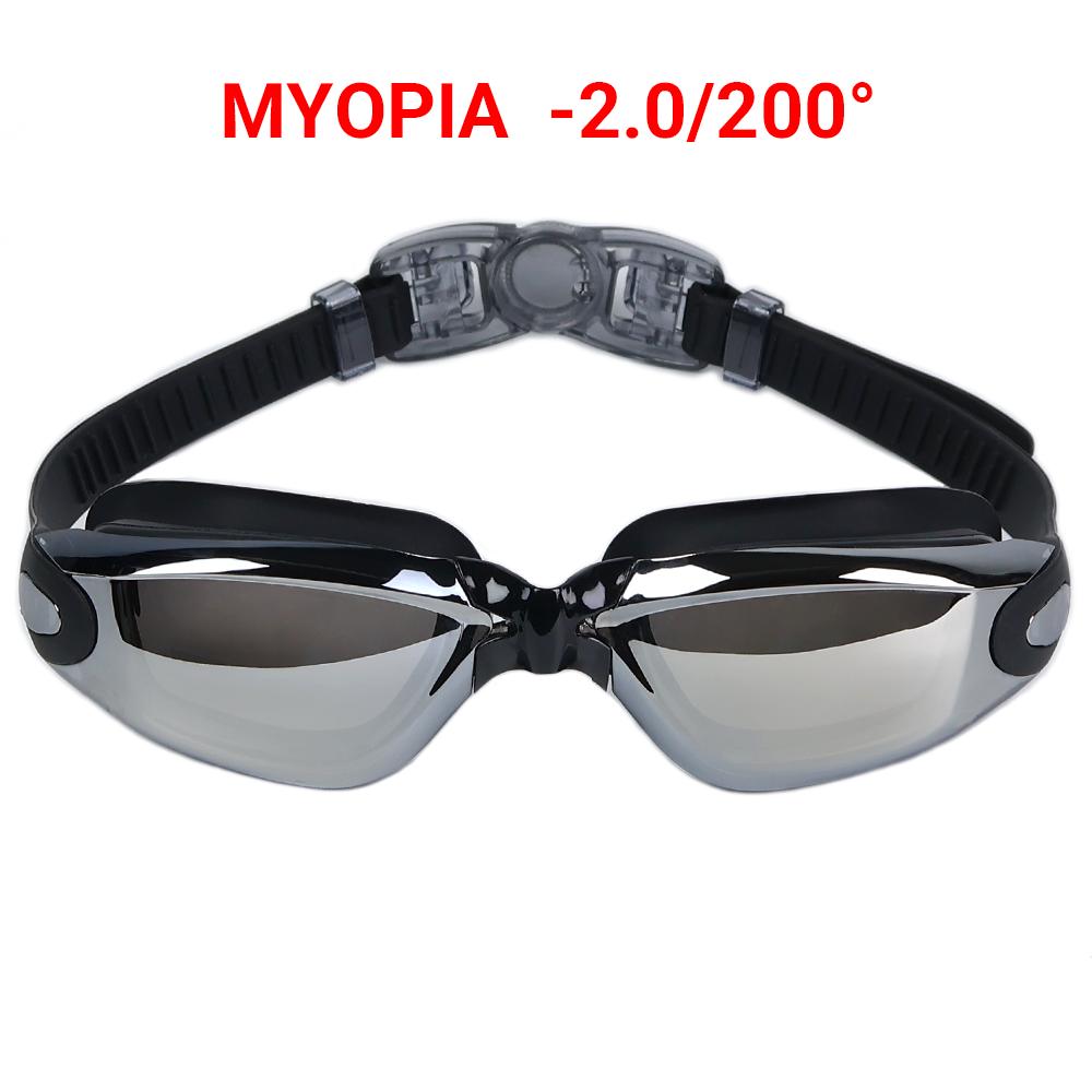 Shortsighted Swimming Goggles Nearsighted Swim Goggles Optical Leakproof Anti-Fog Full Protection Unisex Adult Men Women Youth2