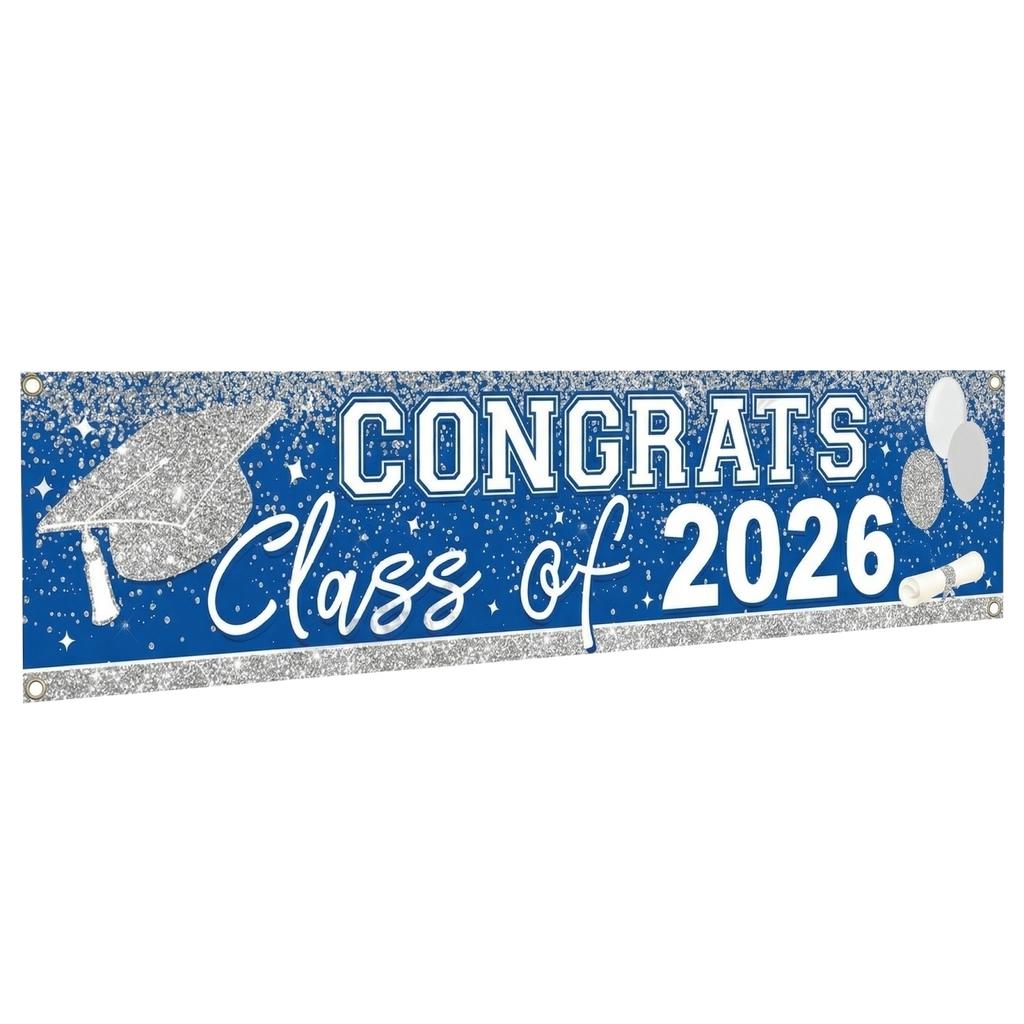 Graduation 2026 Graduation Event Party Decoration Hanging Banner Polyester Flag