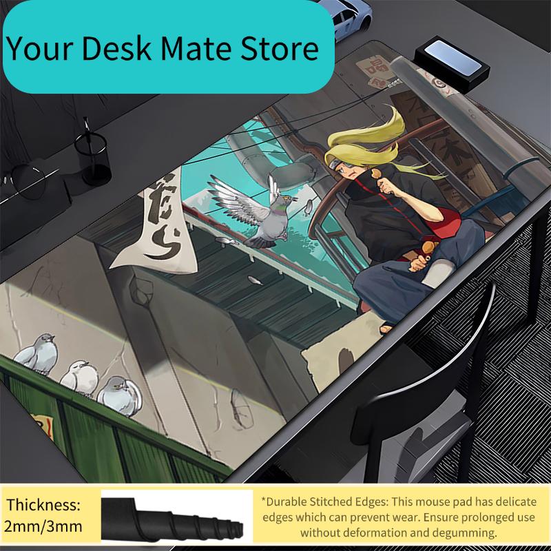Office Mouse Pad Naruto Akatsuki PC Desk Mat Gamer  Computer Carpet Keyboard Table Gaming Accessories Rubber Xxl Mousepad