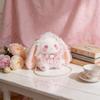 Cartoon Rabbit Lolita Mini Shoulder Bag With Pearl Chain For Daily Use