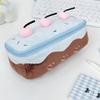 Cherry Cake Design Pen Bag Plush Stationery Bag Kawaii Pencil Case  Students