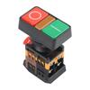 Compact Design Pushbutton Switch Dual Button Switch ABS Plastic