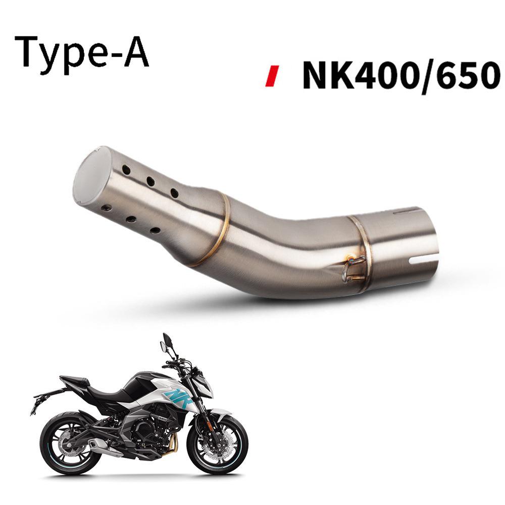 Stainless Steel Exhaust Silencer with Backpressure Drum for CFMOTO NK400/NK650