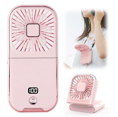 PSE Certified Portable Handheld USB Handy Quiet Desktop Table Travel Emergency Charging Summer Adjustable Wind Ideal for Fireworks Birthday Present