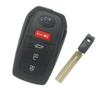 BaoJiangDa Schlüsselhülle Passend für Toyota TUNDRA SEQUOIA YARIS LAND CRUISE VVDI KD K518 Fernbedienung Auto Schlüsselhülle Etui Anhänger TOY40 Klinge