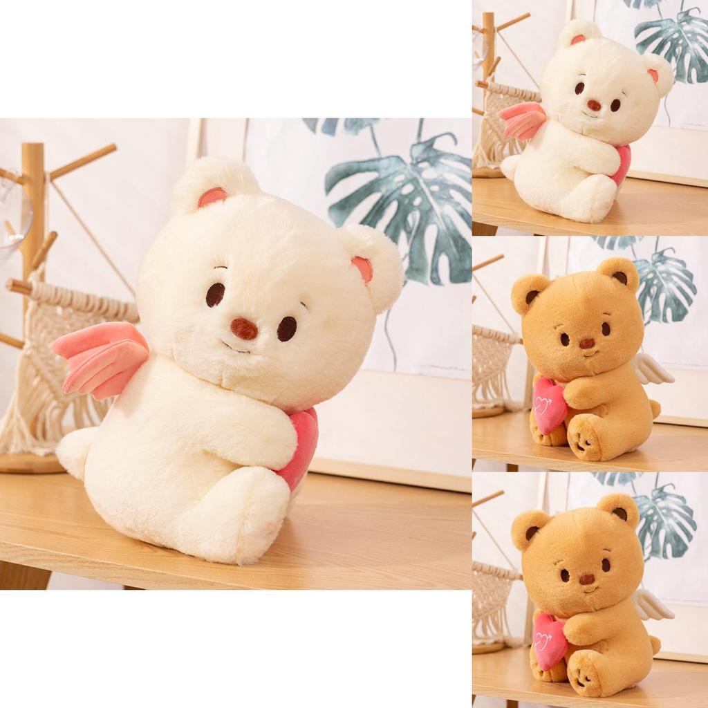 Adorable Cute Angel Bear Plush Toy For Children Perfect Sleep Companion Gift