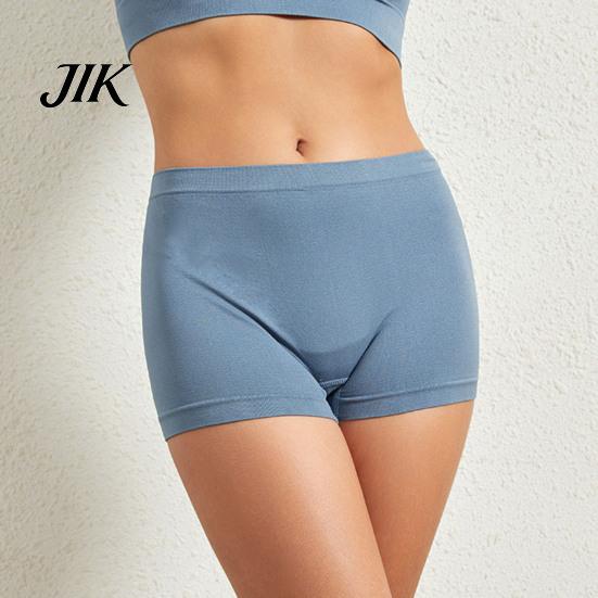 Mini Skirt Inner Shorts Women Safety Pants High Elasticity Solid Color Ice Silk Seamless Anti-exposure Waist Quick Dry Yoga Underpants