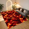Lava Flow Wohnzimmer Rutschfester Bereichsteppich Weicher Teppich für Schlafzimmer Spielzimmer Sofa Büro Heimdekoration Fußmatte Weihnachtsgeschenk C9302031