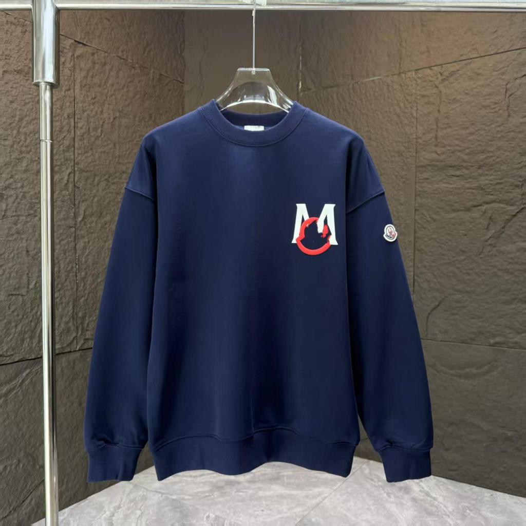 Meng Family Autumn/Winter Couple Hoodie with Badge Embroidery - Casual Breathable Round Neck Top