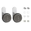 2pcs Elegant 3 Digit Code Cams Lock for Mailbox and Cabinet Sturdy Without Key Zinc Alloy Materials Home Accessory