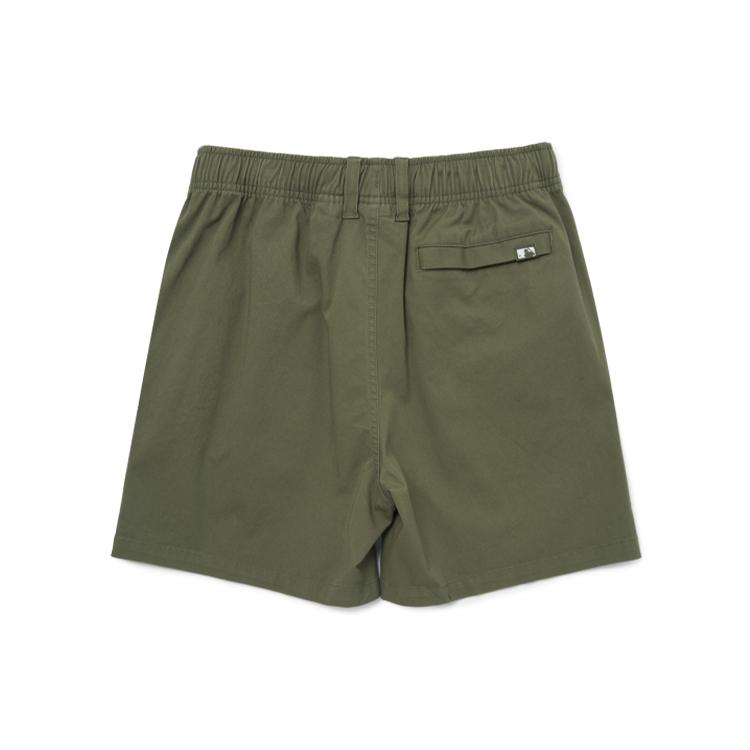 New MLB Casual Shorts Unisex Dark Green 3ASMB0123-43KAS