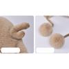 Autumn Women's Antler Plush Thickened Thunderbolt Hat Winter Big Head Circumference Outdoor Cold Fashion Ear Protection Cap