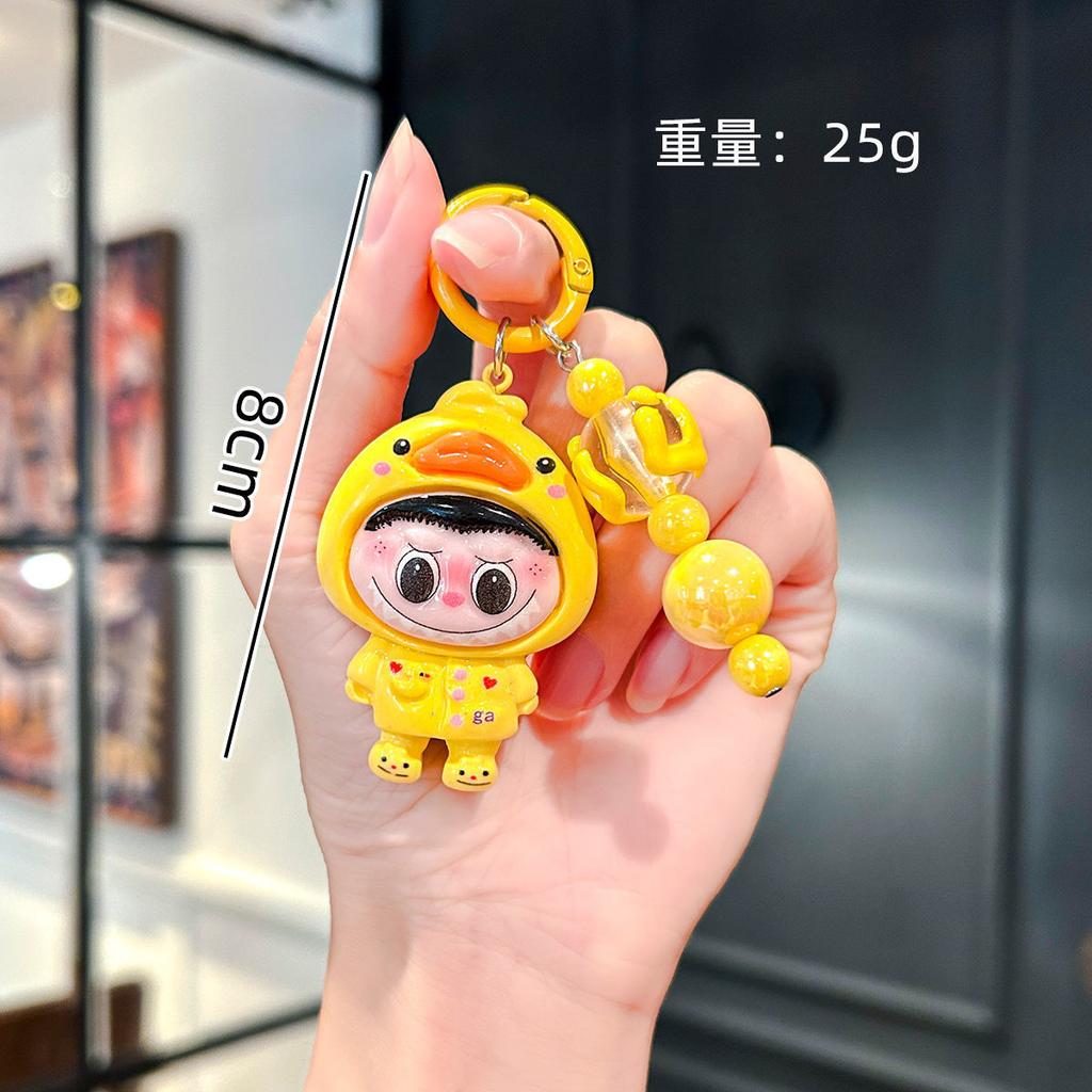 Girl Heart Cartoon Soft Cute Couple Best Friend Keychain Pendant Cute Japanese Korean Style